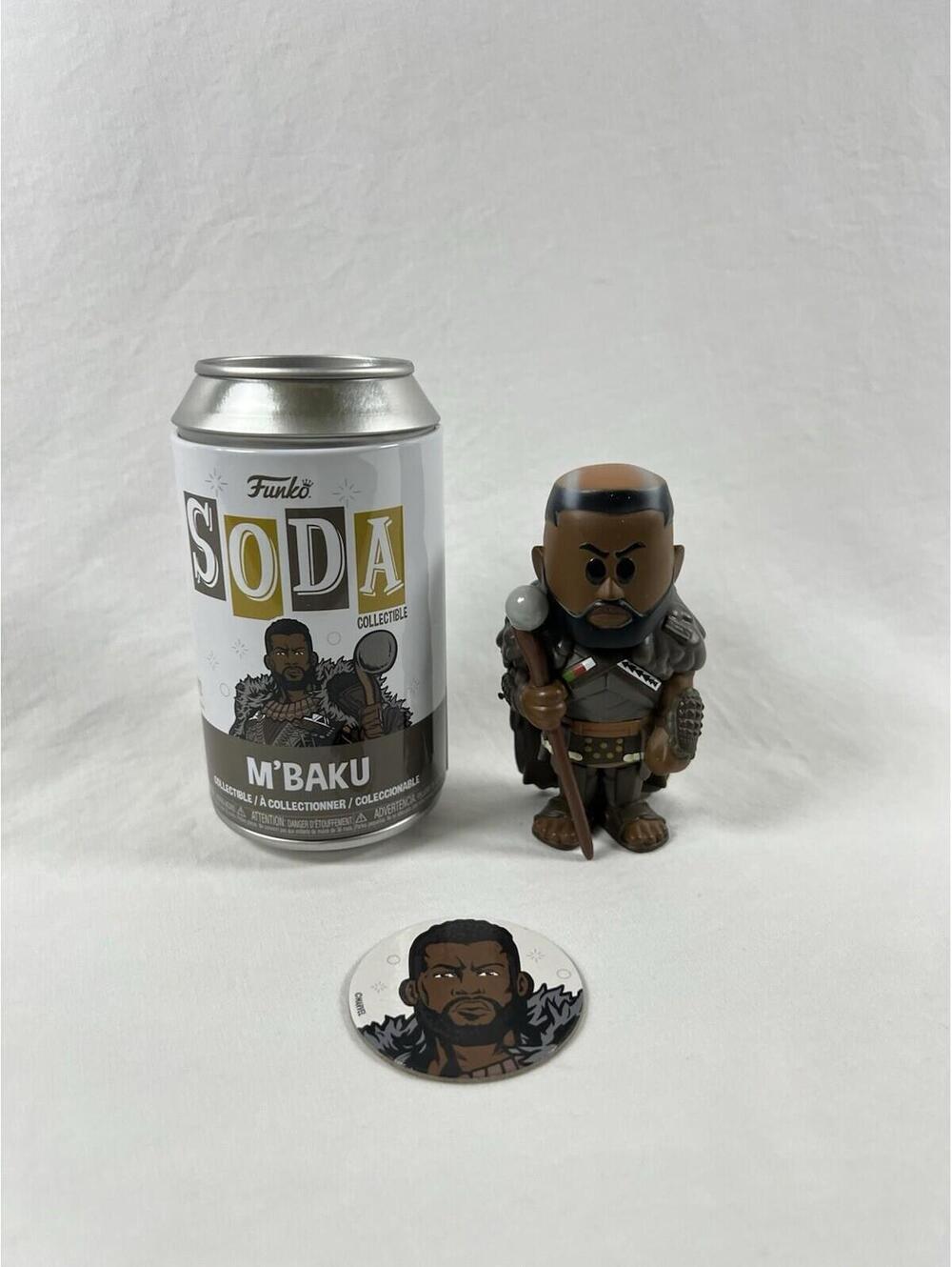 Funko Soda M'Baku Mbaku Vinyl Figure Marvel Black Panther Wakanda Forever